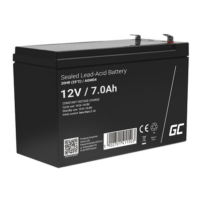 Akumulator GREENCELL AGM04 7Ah 12V