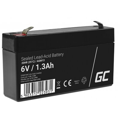 Akumulator GREENCELL AGM13 1.3Ah 6V