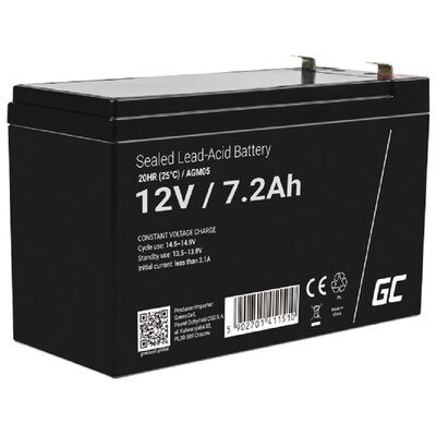 Akumulator GREENCELL AGM05 7.2Ah 12V