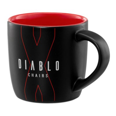 Kubek DIABLO CHAIRS Czarno-czerwony