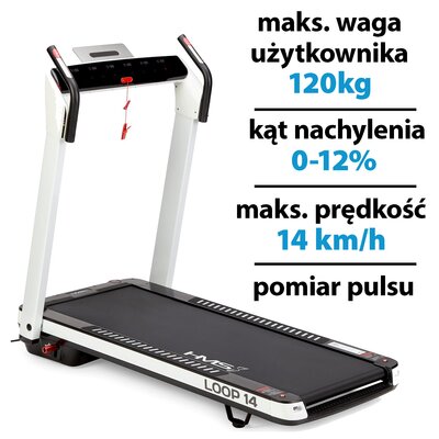 Bieżnia elektryczna HMS LOOP 14 1860W 14km/h