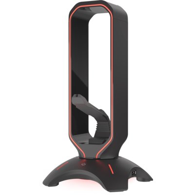 Stojak na słuchawki GENESIS Vanad 500 Wbudowany HUB USB, Wysokość 253 mm