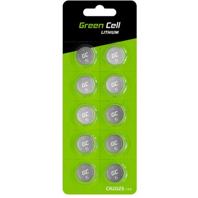 Baterie CR2025 GREENCELL Lithium (10 szt.)