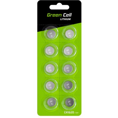 Baterie CR1620 GREENCELL Lithium (10 szt.)