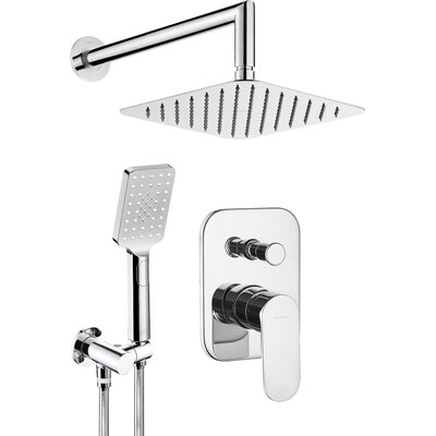 Zestaw prysznicowy podtynkowy DEANTE Alpinia NAC09LP z deszczownicą Chrom