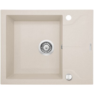 Zlewozmywak jednokomorowy z ociekaczem DEANTE Andante ZQN 511A Beżowy 49x59