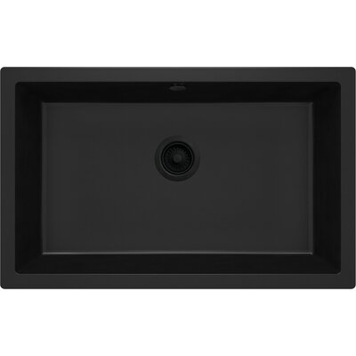 Zlewozmywak jednokomorowy DEANTE Corda ZQA N10D Nero 50x80