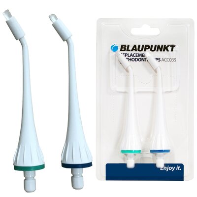 Oryginalna końcówka do irygatora BLAUPUNKT ACC035 (2 szt.) (Dokładna higiena jamy ustnej)