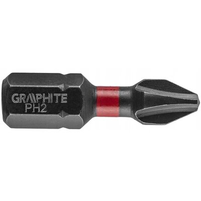 Bity udarowe GRAPHITE 56H531 25 mm PH2 (20 szt.)