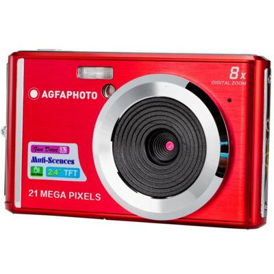 Aparat AGFAPHOTO DC5200 Czerwony, 21Mpix