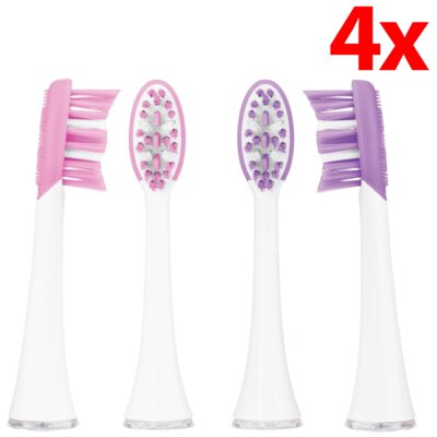 Oryginalna końcówka szczoteczki VITAMMY Aurum Rose TOW013616 (4 szt.) (Masowanie dziąseł)