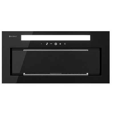 Okap GLOBALO Silentio 60.2 Czarny 525m3/h 66dB klasa B (bez silnika)