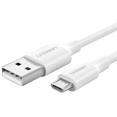 Kabel USB - Micro USB UGREEN US289 12W 1 m Biały