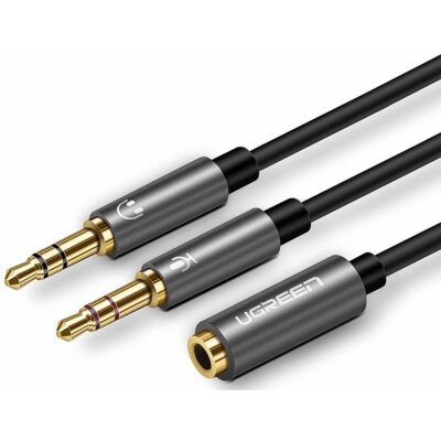 Adapter 2x Jack 3.5 mm - Mini Jack 3.5 mm UGREEN 0.28 m