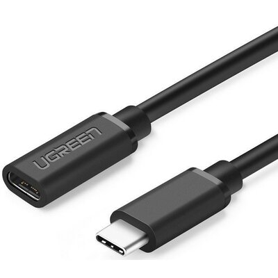 Фото - Кабель Ugreen Kabel USB-C - USB-C  ED008 60W 0.5 m Czarny ED008 0.5 m Czarny 