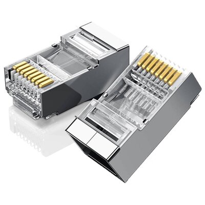 Wtyk UGREEN 20333 Modularny, Kategoria 6, Pozłacane styki (10 szt.)