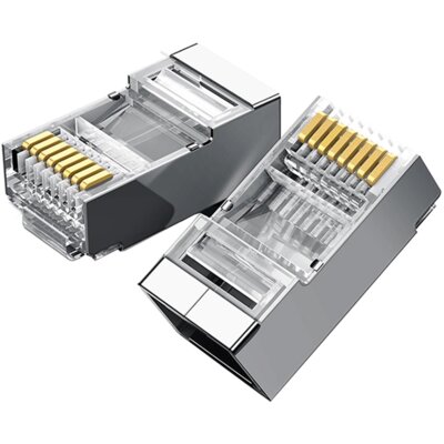 Wtyk UGREEN 20333 Modularny, Kategoria 6, Pozłacane styki (10 szt.)