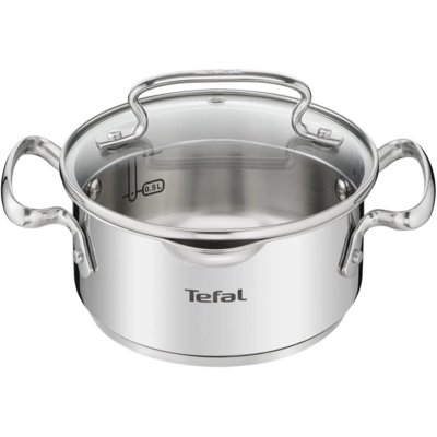 Garnek TEFAL Duetto+ G7194355 18 cm Stal nierdzewna 18/10 Indukcja Możliwość mycia w zmywarce 1,5 l