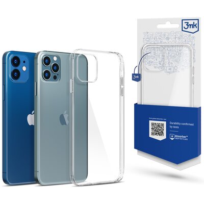 Etui 3MK Clear Case do Apple iPhone 12/12 Pro Przezroczysty