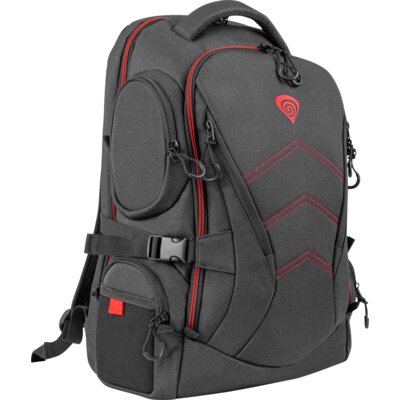 Plecak na laptopa GENESIS Pallad 550 15.6-17.3 cali Czarno-czerwony