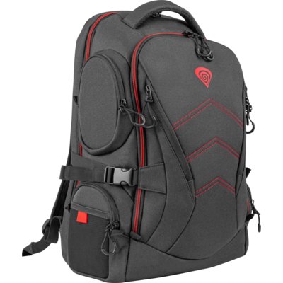 Plecak na laptopa GENESIS Pallad 550 15.6-17.3 cali Czarno-czerwony
