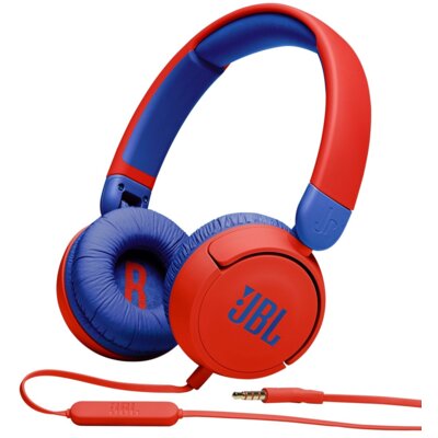 Słuchawki nauszne JBL JR310 Czerwono-niebieski