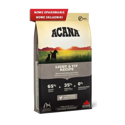 Karma dla psa ACANA Light & Fit Recipe Kurczak 11.4 kg