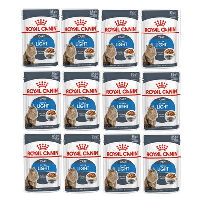 Karma dla kota ROYAL CANIN Ultra Light Gravy 12 x 85 g