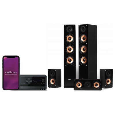 Kino domowe YAMAHA RX-V4A + PURE ACOUSTICS Nova 8 5.0 Czarny
