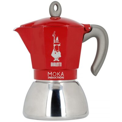 Kawiarka BIALETTI New Moka Induction 6 TZ Czerwony 300 ml