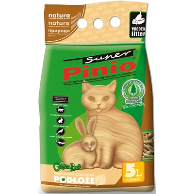 Żwirek dla kota SUPER PINIO 5 l