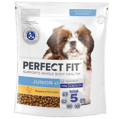 Karma dla psa PERFECT FIT Junior Kurczak XS/S 825 g