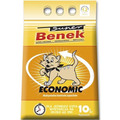 Żwirek dla kota SUPER BENEK Economic 10 L