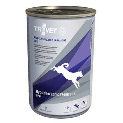 Karma dla psa TROVET Venison VPD Dziczyzna 400 g