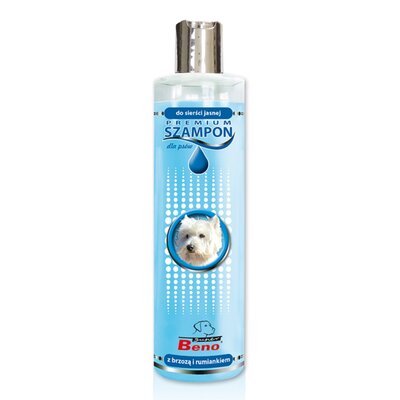 Szampon dla psa SUPER BENO Premium do sierści jasnej 200 ml