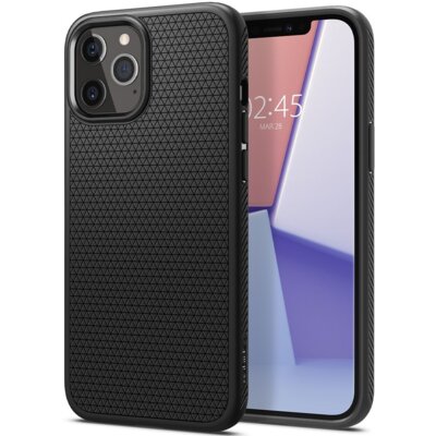 Etui SPIGEN Liquid Air do Apple iPhone 12/12 Pro Czarny