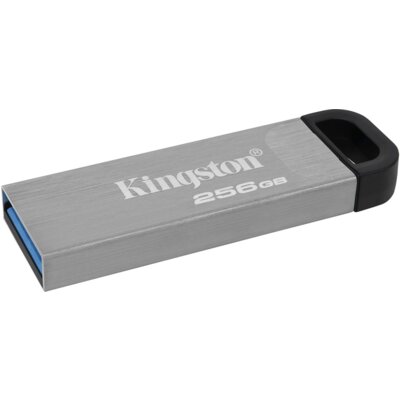 Pendrive KINGSTON DataTraveler Kyson 256GB USB 3.2 Gen. 1 (USB 3.0), Odczyt 200Mb/s, Zapis 60Mb/s Srebrno-czarny