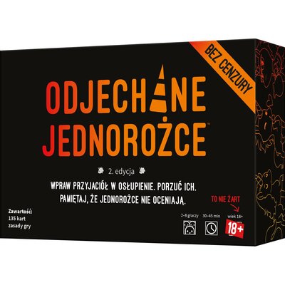 Gra karciana REBEL Odjechane Jednorożce Bez cenzury 18+