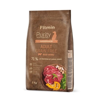 Karma dla psa FITMIN Purity Wołowina 2 kg