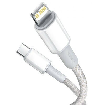 Фото - Кабель BASEUS Kabel USB-C - Lightning  1 m 1m CATLGD-02 Biały 