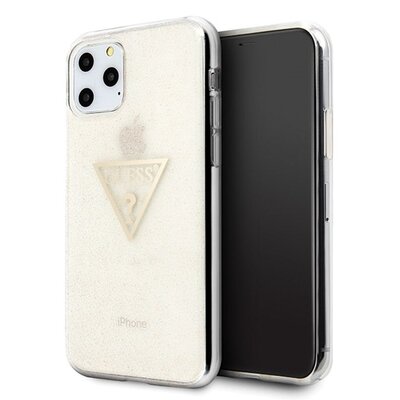 Etui GUESS Solid Glitter do Apple iPhone 11 Pro Złoty