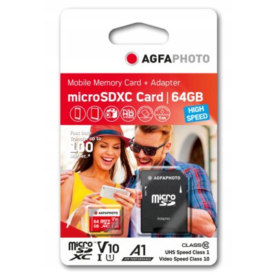 Karta pamięci AGFAPHOTO micro SDXC 64GB