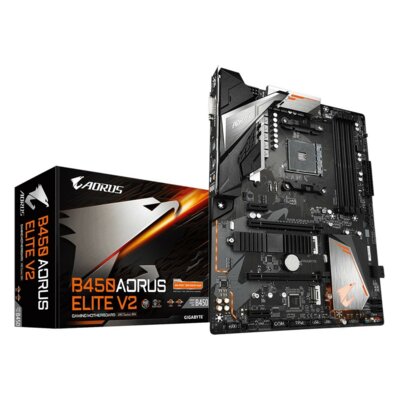 Płyta główna GIGABYTE B450 Aorus Elite V2