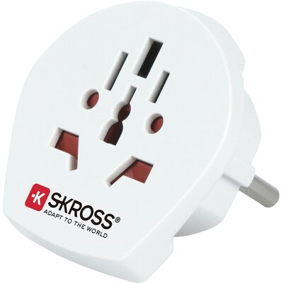 Adapter podróżny SKROSS 1.500211E (Polska - Australia/Chiny/Wielka Brytania/Ameryka/Szwajcaria/Włochy)