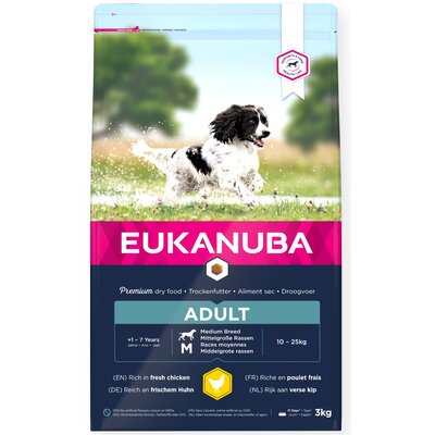 Karma dla psa EUKANUBA Adult Medium Breeds Kurczak 3 kg