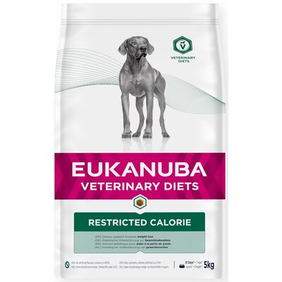 Фото - Корм для собак Eukanuba Karma dla psa  Veterinary Diets Restricted Calorie Kurczak 5 kg Ve 