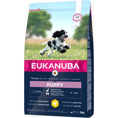 Karma dla psa EUKANUBA Puppy Medium Breeds Kurczak 3 kg
