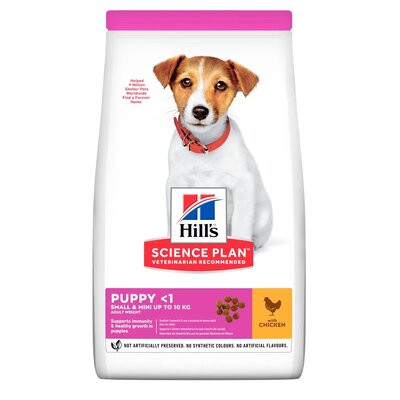 Karma dla psa HILL'S Science Plan Puppy Small & Mini Kurczak 1.5 kg