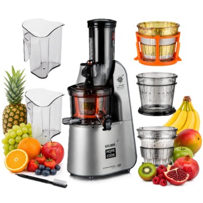 Wyciskarka wolnoobrotowa KOLIBER SqueezeMax KH-SJ2475PE3-S Srebrny
