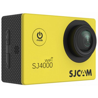 Kamera sportowa SJCAM SJ4000 WiFi Żółta Filmy 2K/Filmy 4K 900 mAh 12MP Obudowa wodoodporna
